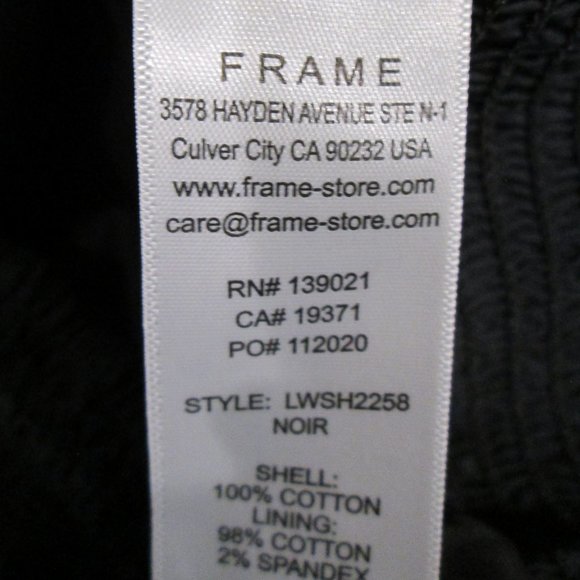 Frame "Nina" Cropped Puff Sleeve Blouse - Picture 6 of 6